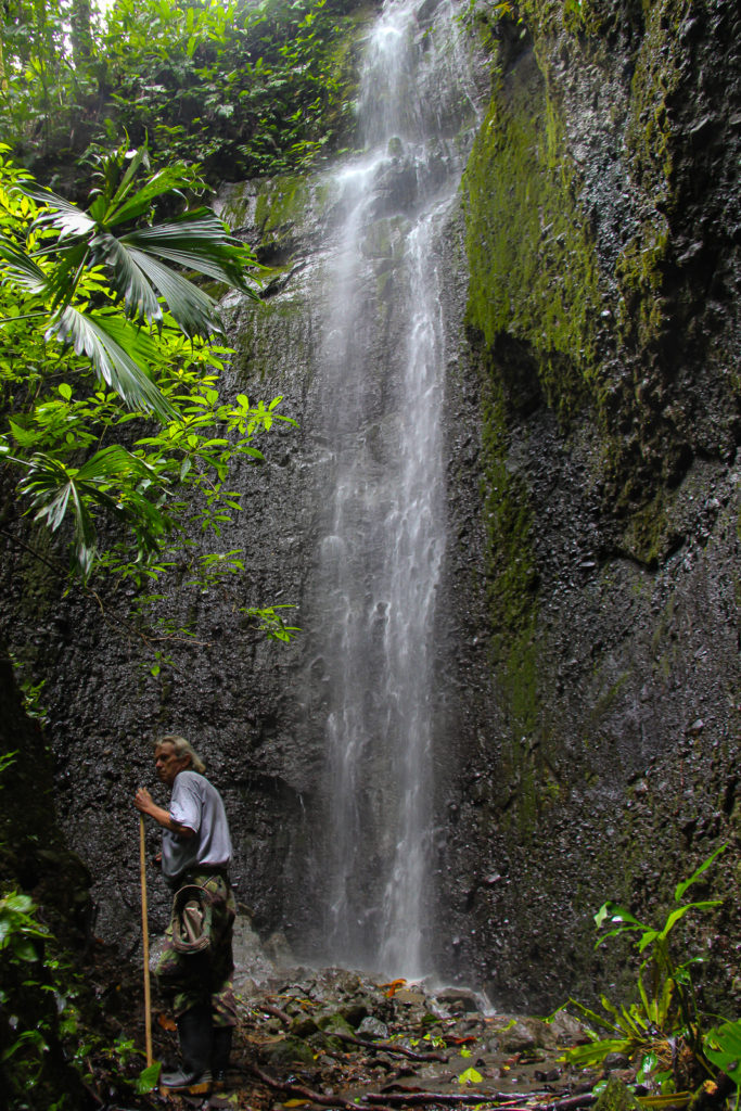 One of the Waterfall along the Forest Trails Across the Corcovado Mountains, part of the Wild Trails Adventures Wildlife Treks